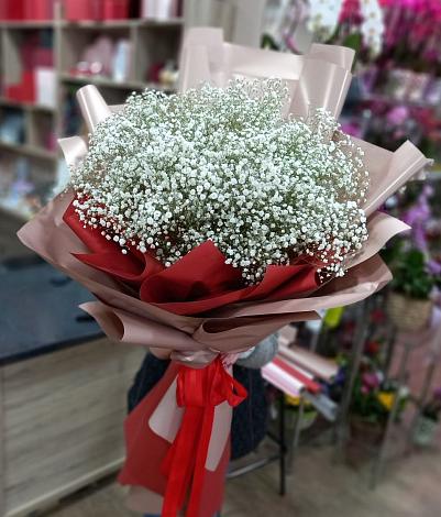 Букет цветов из: Гипсофила в Новый Рогачик