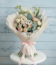 Букет цветов из:  Розы и Лизиантусы #REPLACE_PRED# Новый Рогачик