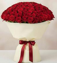 Букет 101 Красная роза Милано в Новый Рогачик
