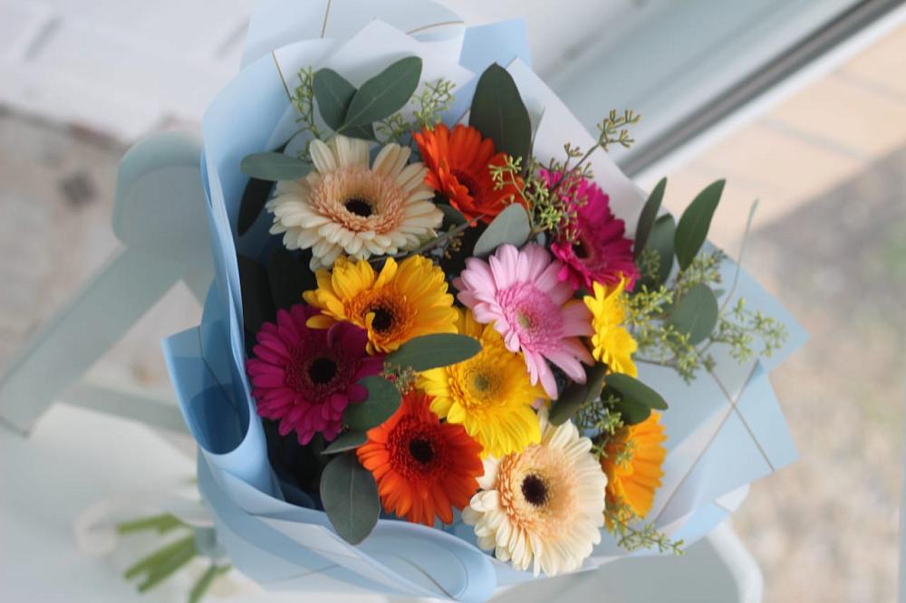 Букет цветов из: Герберы в Новый Рогачик