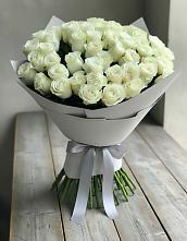 Букет 35 Белых роз в Новый Рогачик