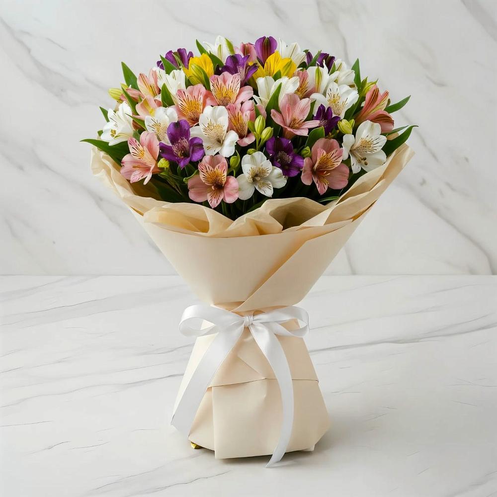 Букет цветов из: Альстромерии в Новый Рогачик