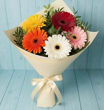 Букет цветов из:  Герберы в Новый Рогачик