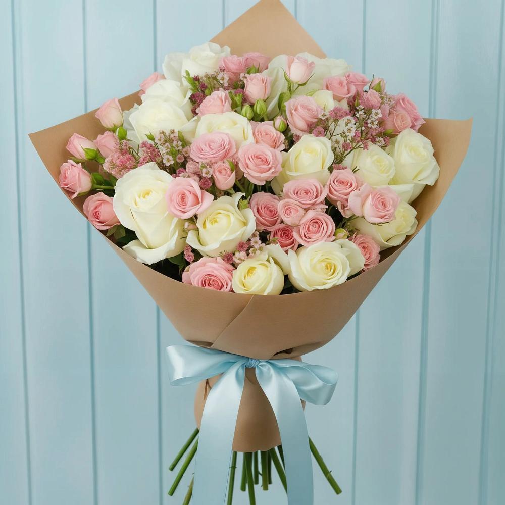 Букет цветов из: Розы в Новый Рогачик