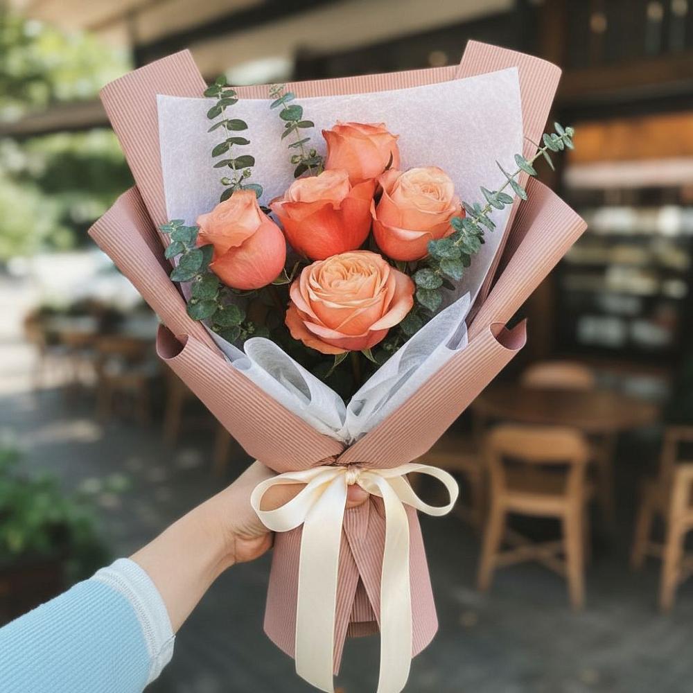 Букет цветов из: Розы в Новый Рогачик