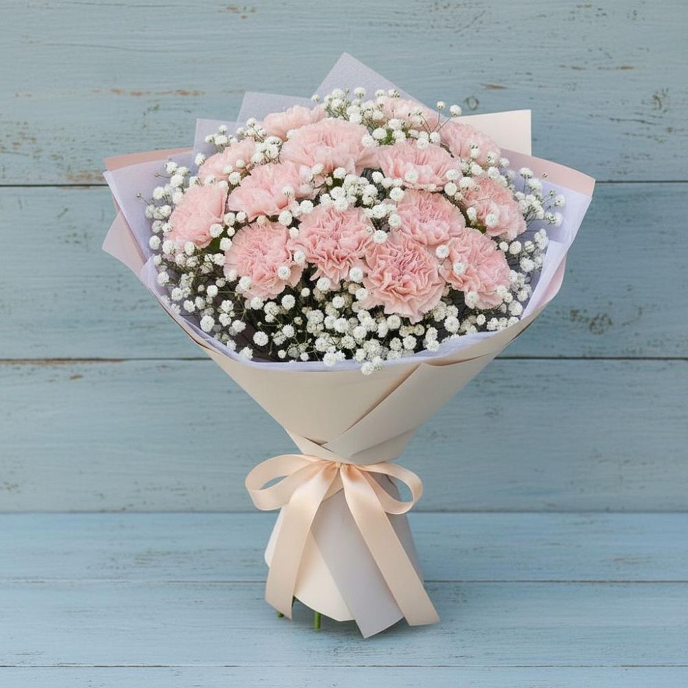 Букет цветов из: Гвоздики в Новый Рогачик