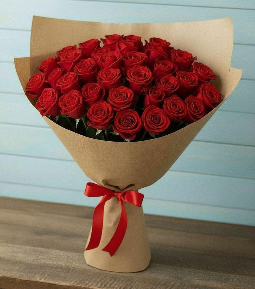 Букет Красные розы Милано в Новый Рогачик