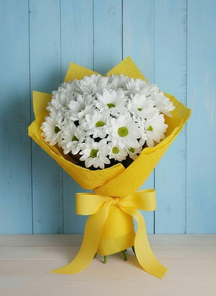 Букет цветов из: Хризантемы в Новый Рогачик