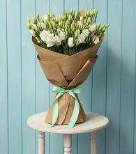 Букет цветов из:  Лизиантусы в Новый Рогачик