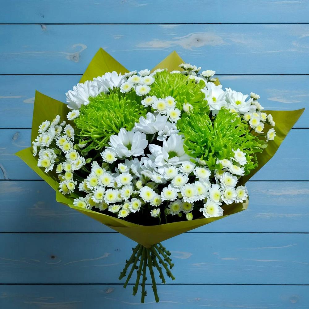 Букет цветов из: Хризантемы в Новый Рогачик