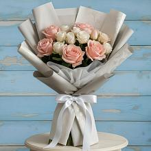 Букет цветов из:  Розы #REPLACE_PRED# Новый Рогачик