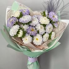Букет цветов из:  Астры #REPLACE_PRED# Новый Рогачик