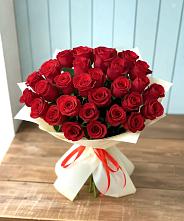 Букет 29 Красных роз в Новый Рогачик