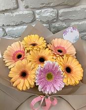Букет цветов из:  Герберы #REPLACE_PRED# Новый Рогачик