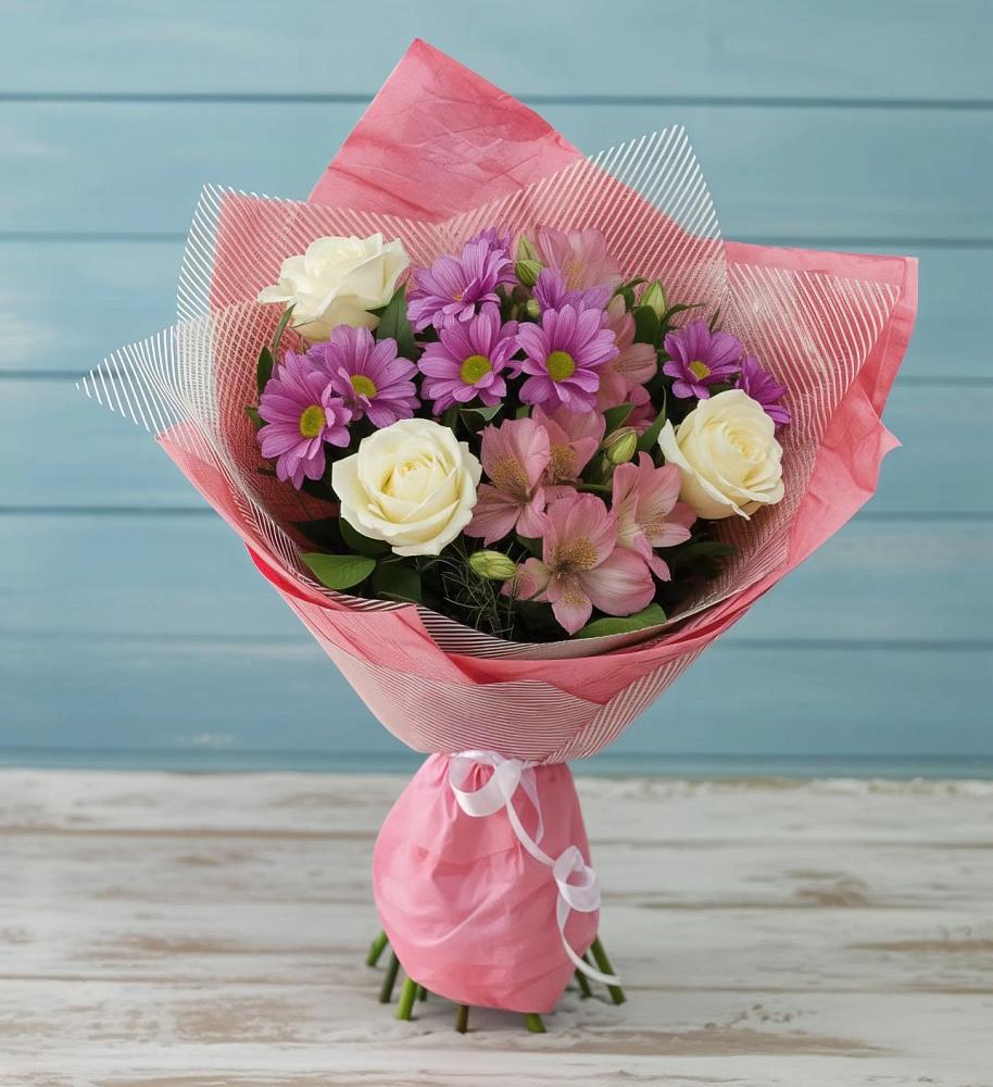 Букет цветов из: Герберы в Новый Рогачик