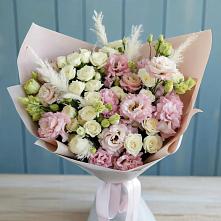 Букет цветов из:  Альстромерии и Розы в Новый Рогачик
